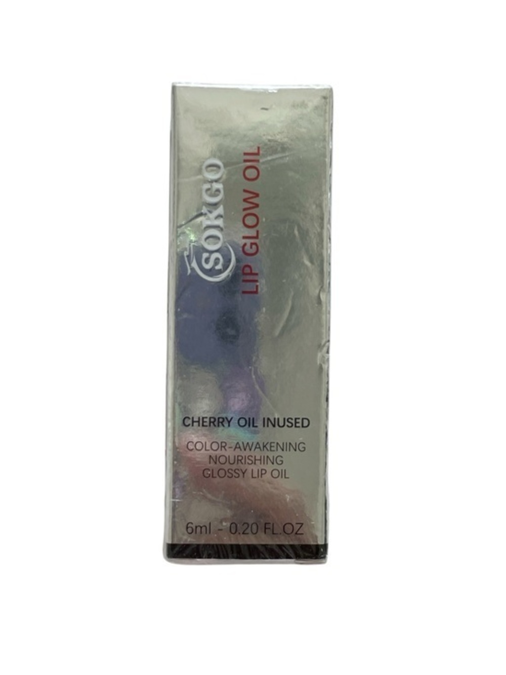 SOKGO Lip Glow Oil - Cherry Oil Infused Raspberry